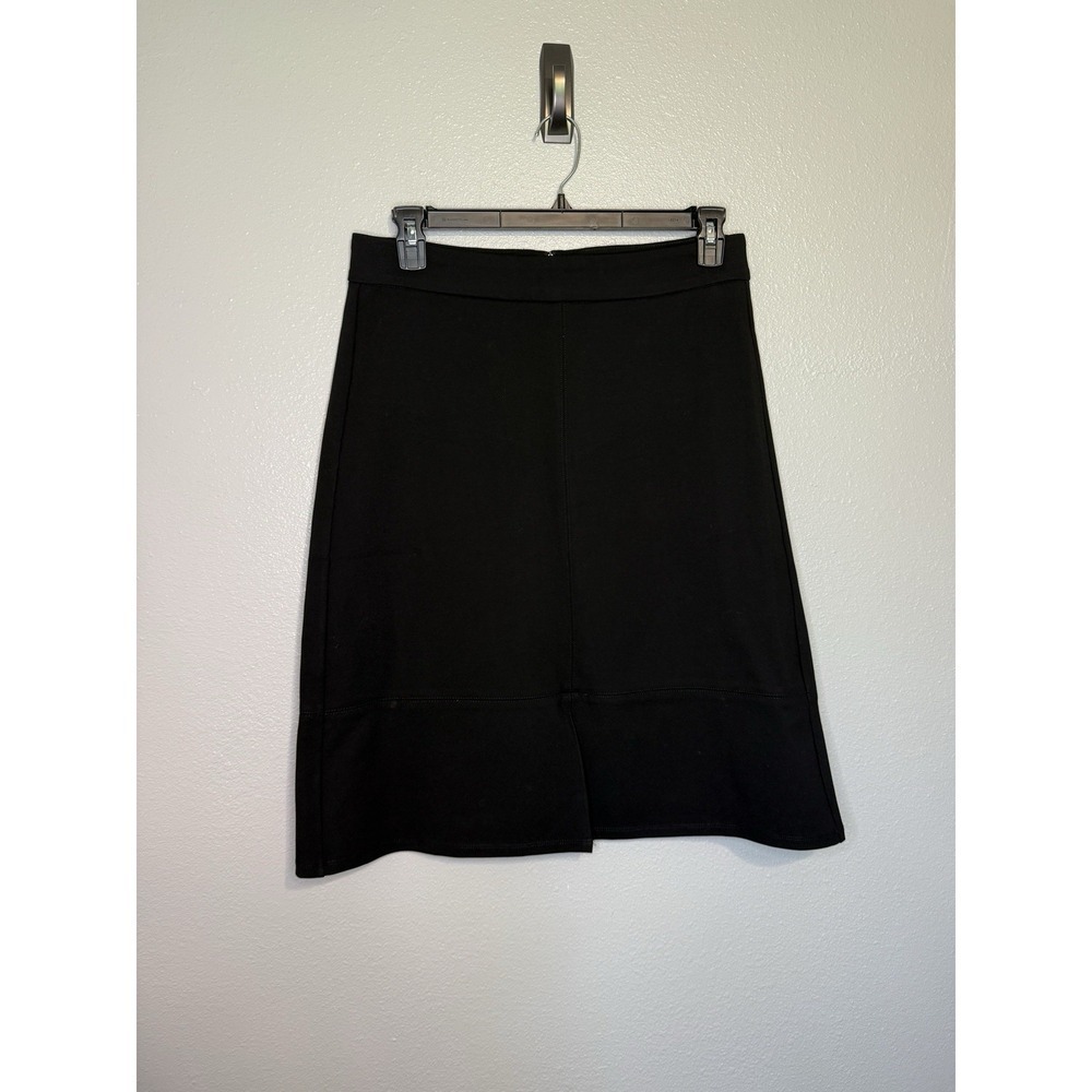 NYDJ A Line Skirt Womens Suze 8 Black Stretch Sculpt Her Slimming New
